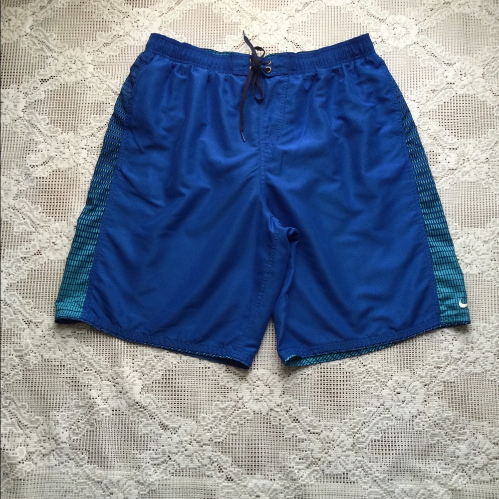 Nike Men's Blue Swim Trunks Size XXL